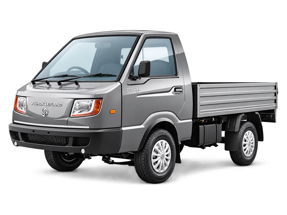Ashok Leyland DOST XL diesel light commercial vehicle, front three-quarter view